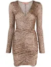 Twinset Woman Mini Dress Blush Size 10 Viscose In Brown