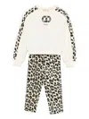 Twinset Leopard-print Tracksuit In White