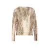 Twinset Leopard Sweater In Multi