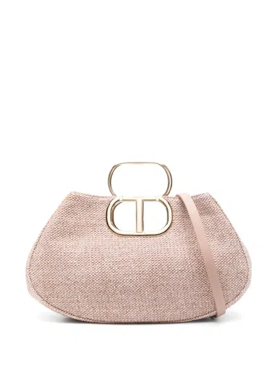 Twinset Lila Tote Bag In Pink