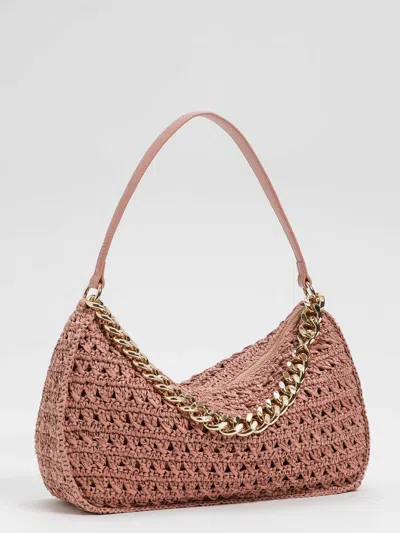 Twinset Shoulder Bag Woman Color Brown In Pink