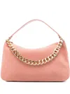 Twinset Liliane Chain-embellished Suede Shoulder Bag