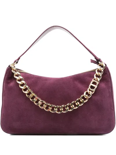 Twinset Twin-set Wine Polyester Cotton Bags In Burgundy