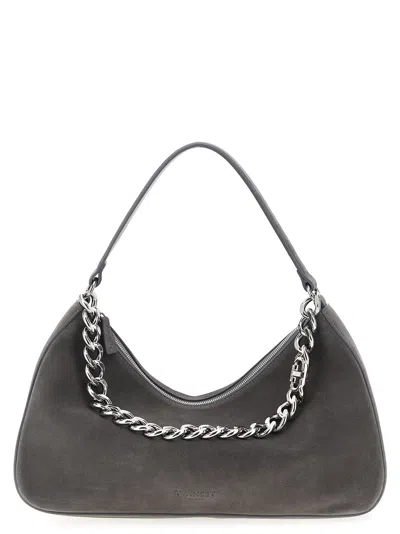 Twinset Liliane Medium Shoulder Bag In Gray