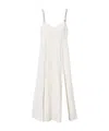 Twinset Twin-set V-neck Midi Dress With Lace-up Detailing
