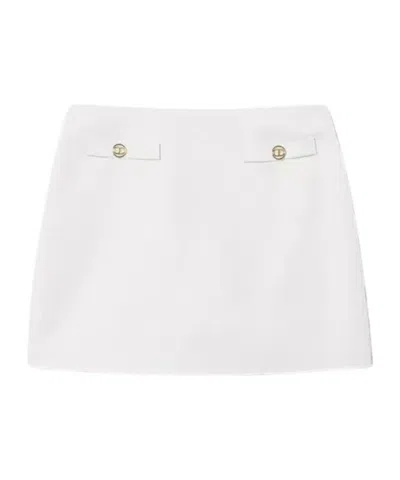 TWINSET LINEN-BLEND SKIRT