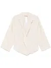 Twinset Linen Blouse In Neutrals