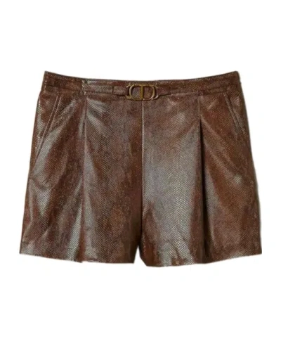 Twinset Lizard-skin Shorts