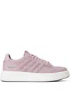 Twinset Logo-appliqué Sneakers In Pink