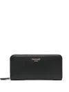 Twinset Logo-appliqué Wallet In Black
