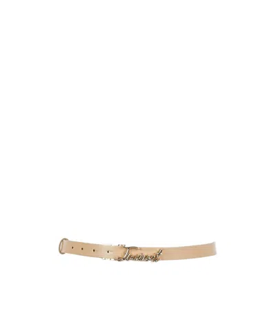 Twinset Logo Belt In Brown