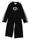 Twinset Logo-detailing Tracksuit In Black