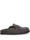 Twinset Logo-embellished Mules In Brown