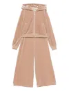 Twinset Logo-embellished Tracksuit In Neutral