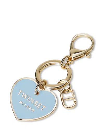 Twinset Logo-embossed Keychain In Gold