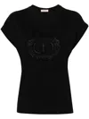 TWINSET LOGO EMBROIDERY T-SHIRT