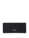 Twinset Logo-lettering Wallet In Black