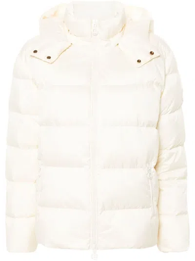 Twinset Logo-patch Padded Jacket In White