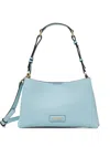 Twinset Logo Patch Shoulder Bag In Blau
