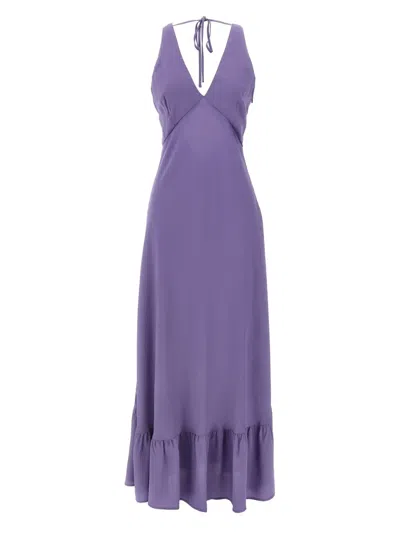 TWINSET LOGO-PLAQUE DRESS