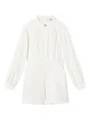 Twinset Logo-plaque Jumpsuit In White
