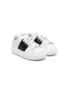 Twinset Logo-plaque Leather Sneakers In White