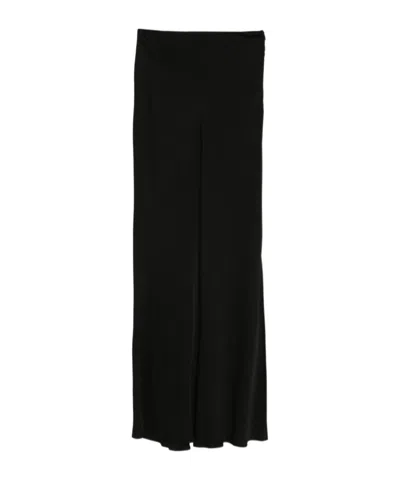 TWINSET LOGO-PLAQUE MAXI SKIRT