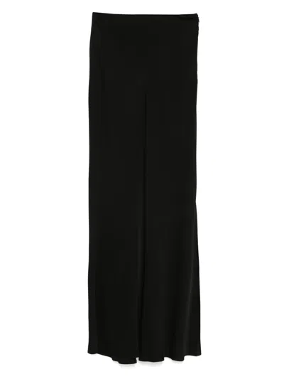 TWINSET LOGO-PLAQUE MAXI SKIRT