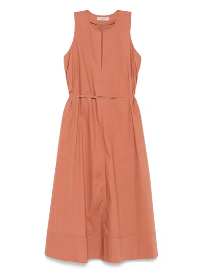 Twinset Logo-plaque Midi Dress