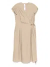 Twinset Twin-set Wrap Design Midi Dress