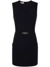 Twinset Twin-set Mini Dress In Black