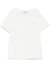 Twinset Logo-plaque T-shirt In Green