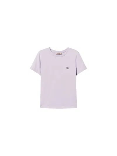 TWINSET LOGO-PLAQUE T-SHIRT