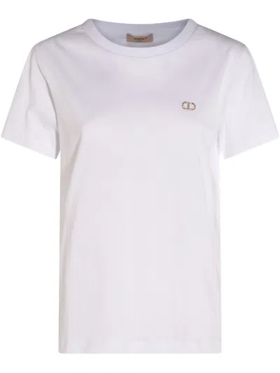 TWINSET LOGO-PLAQUE T-SHIRT