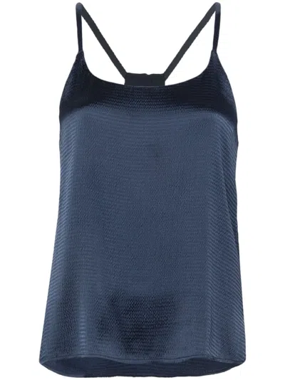 Twinset Logo-plaque Top In Blue