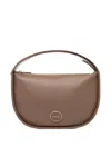 Twinset Logo-plaque Tote Bag In Brown