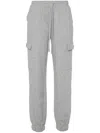 Twinset Twin-set Heather Grey Cargo Jogger Trousers In Grey