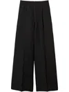Twinset Pleated Tailored Trousers In Black