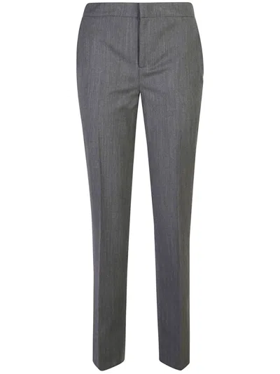 TWINSET LOGO-PLAQUE TROUSERS