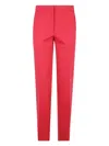Twinset Twin-set Wide Leg Trousers In Red