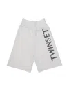 Twinset Logo-print Shorts In White