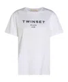 Twinset Logo Print T-shirt In White