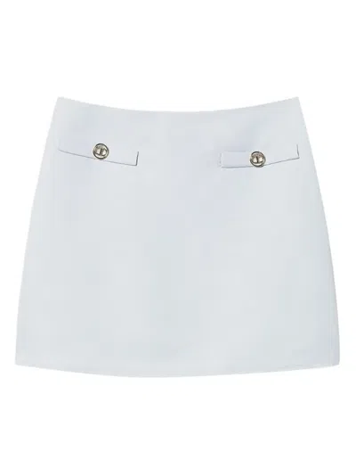 Twinset Logo Skirt In 紫色