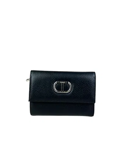 Twinset Logo Wallet In Black