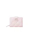 Twinset Logo Wallet In Paris Pink