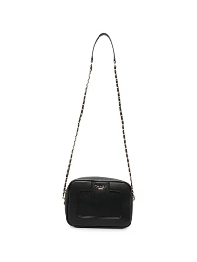 Twinset Logo-detail Shoulder Bag In Black