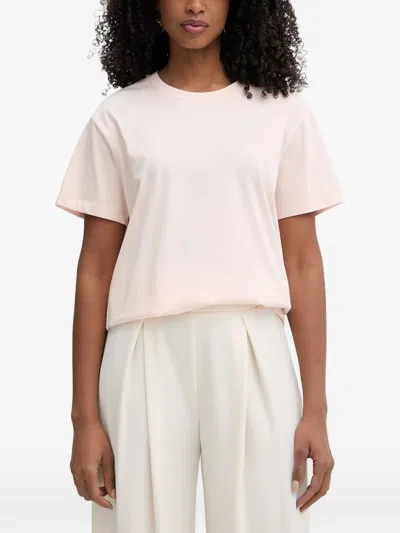 Twinset Logo-embroidered T-shirt In White