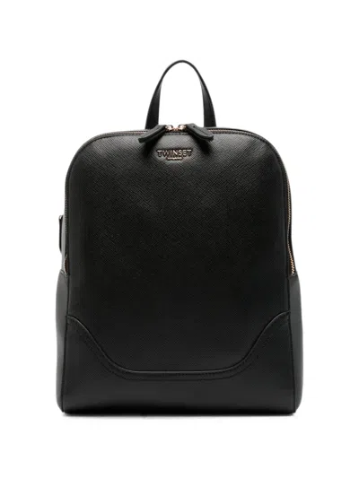 Twinset Logo-lettering Backpack In Black