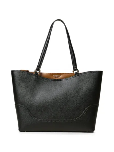 Twinset Logo-plaque Tote Bag In Black