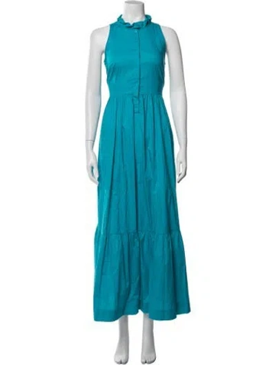 Pre-owned Twinset Long Dress In Blue